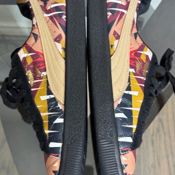 PUMA CLYDE MOON JUNGLE x Natural Multicolor Size 8.5 US Men's Sneakers - Picture 9 of 13